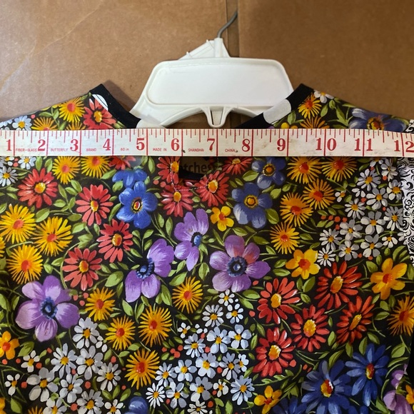 Girls mixed pattern long sleeve dress - Picture 9 of 9